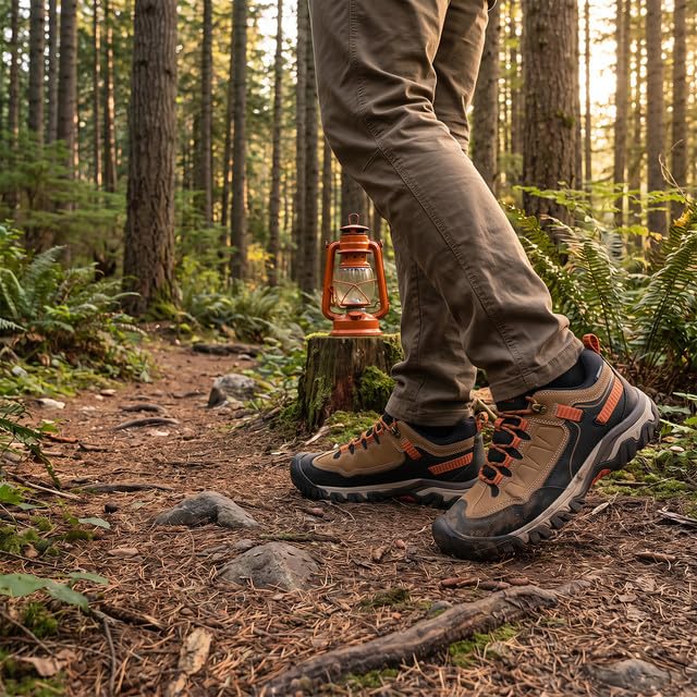ARRIGO BELLO Zapatillas Trekking Hombre Senderismo Montaña Zapatos EU 41-46 | Puntera Reforzada,Antideslizantes,Transpirables,Caminatas de Corta y Larga Distancia,Todas Las Estaciones,Resistente