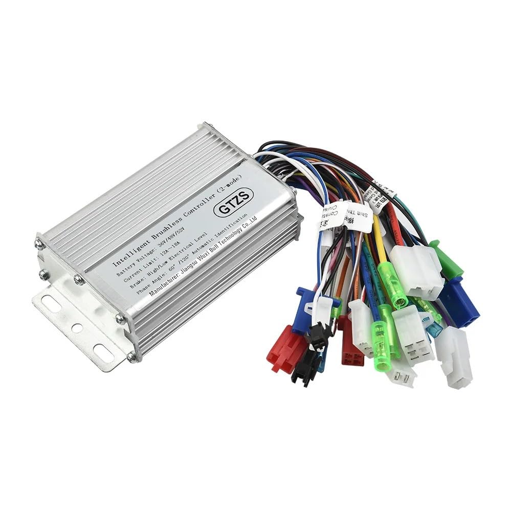 Controlador EléCtrico Controlador de Motor de CC sin escobillas, 600w, 800W, 36V, 48V, 6mos, Controlador de Modo Dual de 6 Tubos for Piezas de Bicicleta eléctrica E-Bike E-Scooter