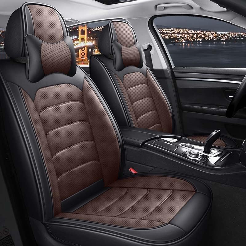 Housse de siège voiture en cuir pour VW Touareg, confort optimal lors de vos longs trajets