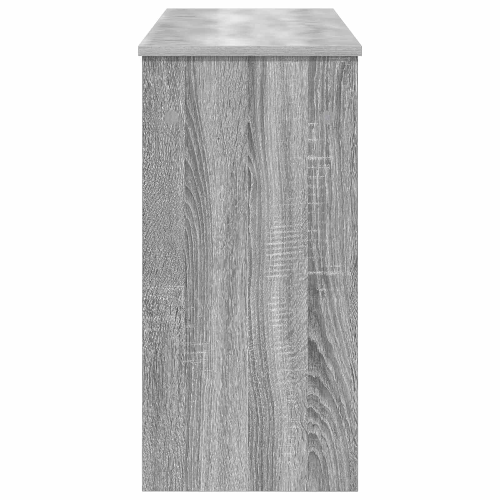 Supporto per pianoforte, in legno Sonoma, 100 x 32 x 64 cm, stabile, antiscivolo, regolabile in altezza, per sintetizzatore, studio, palco, musica, stanza
