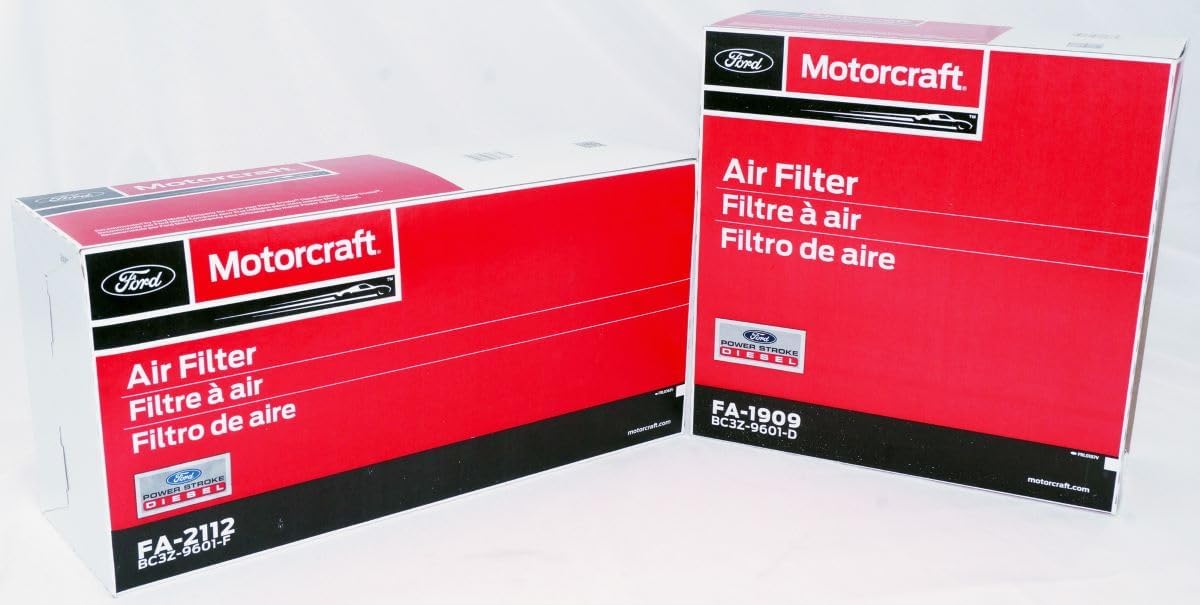 Genuine FA2112 (was FA1902) & FA1909 Air Filter Set for many 6.7L V8 Powerstroke Diesel 2011-2016 Super Duty F250 F350
