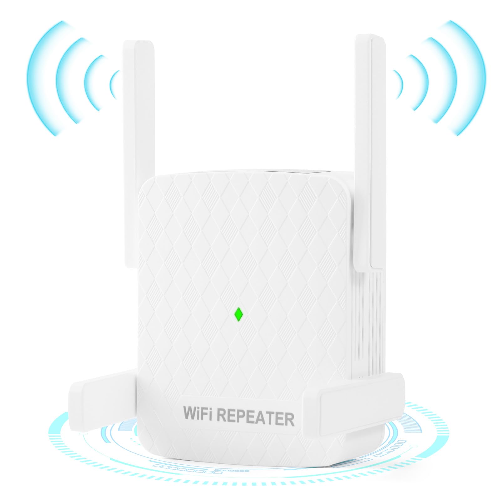 Flintronic 4-Antena WiFi Amplificador Extensor de Señal, Wi-Fi Extensor 1200Mbps Banda Dual 2.4G&5G, Repetidor WiFi, Amplificador Wi-Fi, Puerto Ethernet, Cobertura de hasta 185m², Modo Repetidor