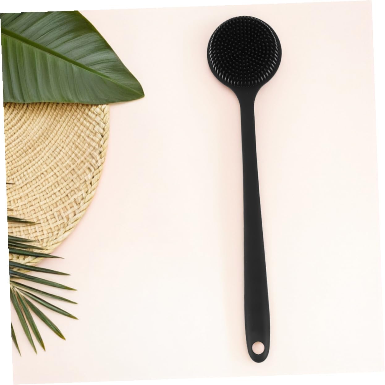 POPETPOP 2 Stück Silikon Rückenbürste mit Langem Griff Langlebiger Flexibler Körperschrubber für Dusche und Massage Tragbar Ergonomisch für Rücken Nacken Ganzkörperreinigung Hautpflege