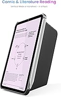 Vista 5 de tomtoc Smart Folio - Funda vertical para iPad mini A17 Pro/6 2021 de 8.3 pulgadas 2024, 3 capas, separable, delgada, funda protectora magnética