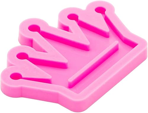 Miniatura 5 de Molde de silicona súper brillante estilo corona para fundición de resina epoxi para manualidades de resina de silicona, moldes de llavero de