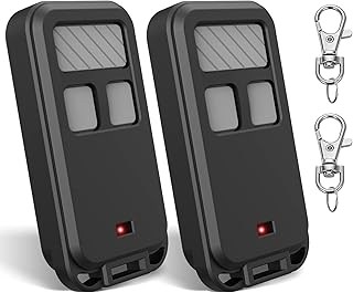 890MAX Garage Door Opener Remote, 2 Replacement for LiftMaster/Chamberlain/Craftsman, Universal 3-Button Garage Door Opener Remote with Mini Key Chain for Purple Red Yellow Orange Green Learn Buttons