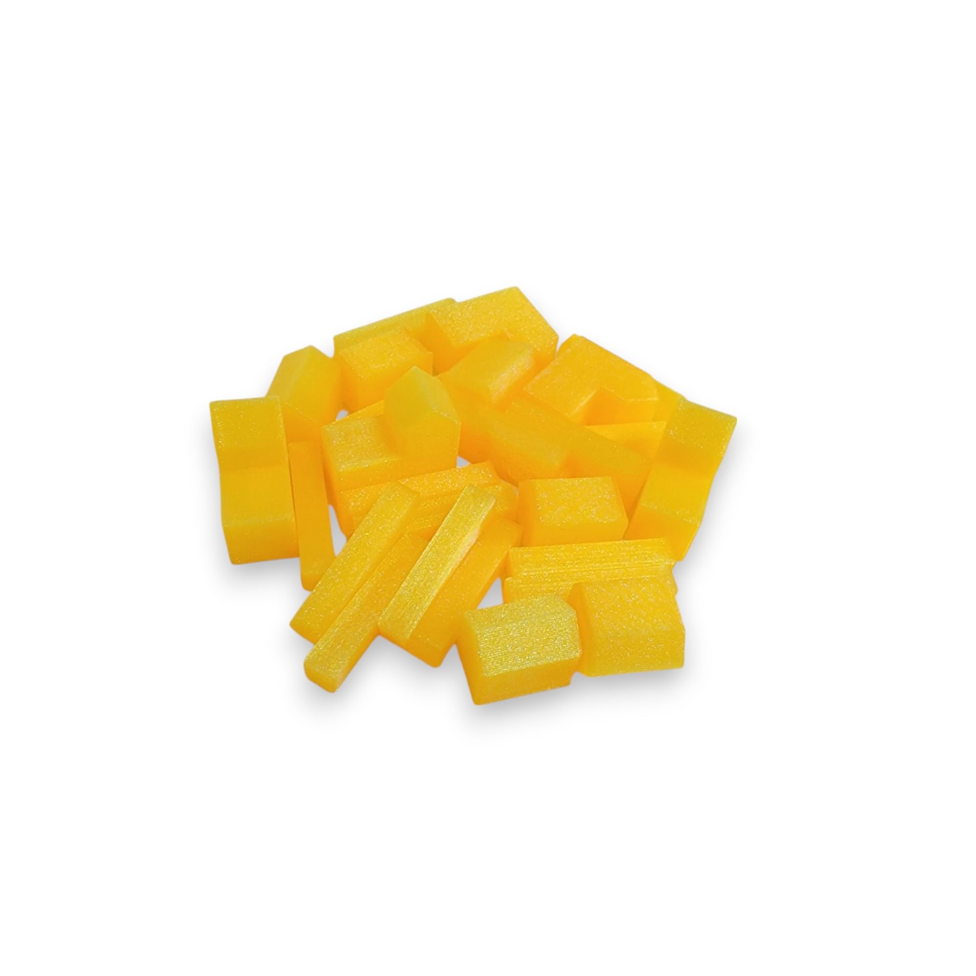 Generic Replacement Pieces for Settlers of Catan Board Game - Includes Extra Bonus Pieces (Solar Flare Yellow)