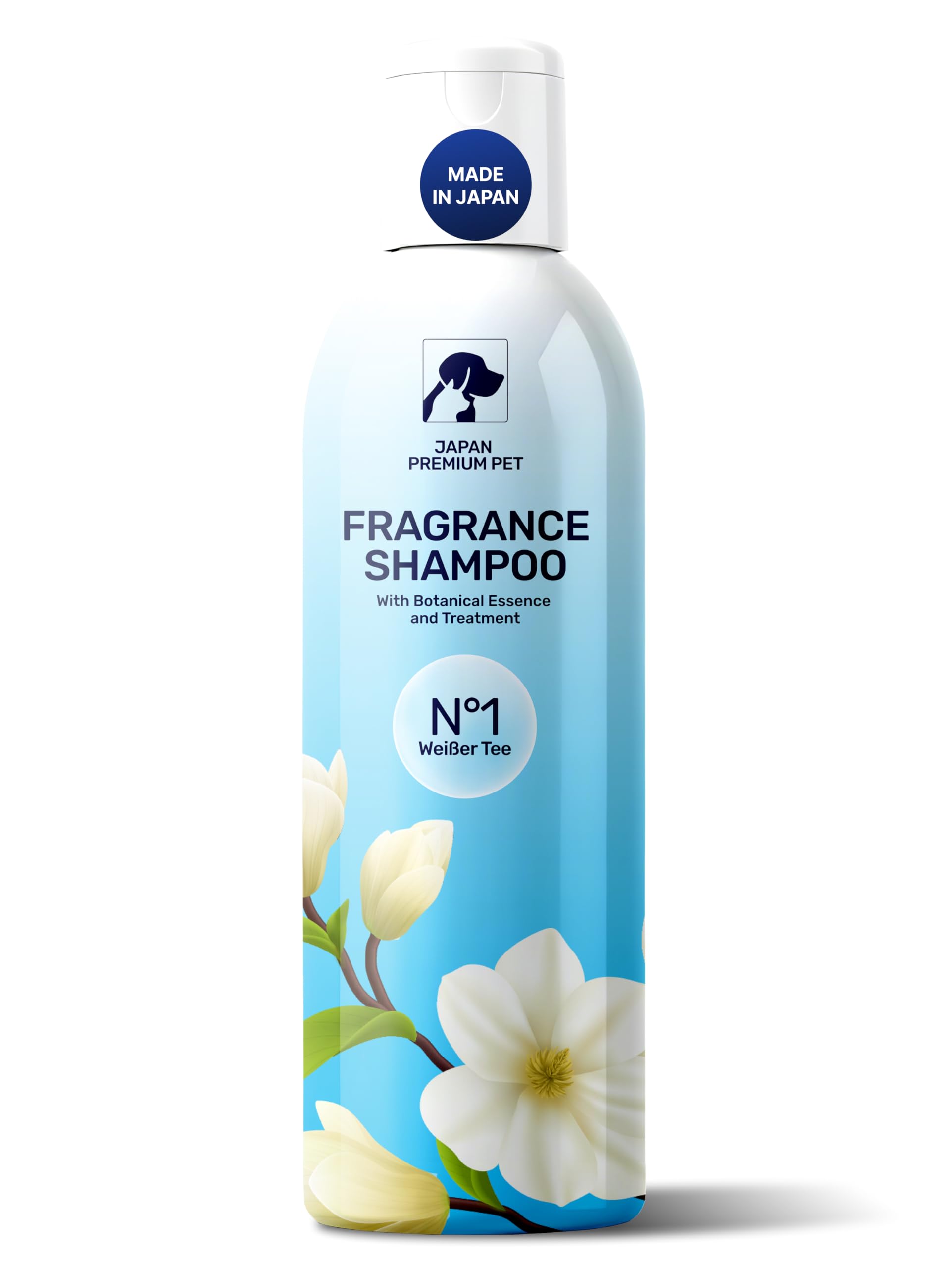 Katzenshampoo Handtuch (25 St) & Japan Premium Katzen & Hunde Shampoo (250 ml) | Reinigungstücher wie Trockenshampoo & Befeuchtendes Sensitiv-Shampoo für glänzendes Fell