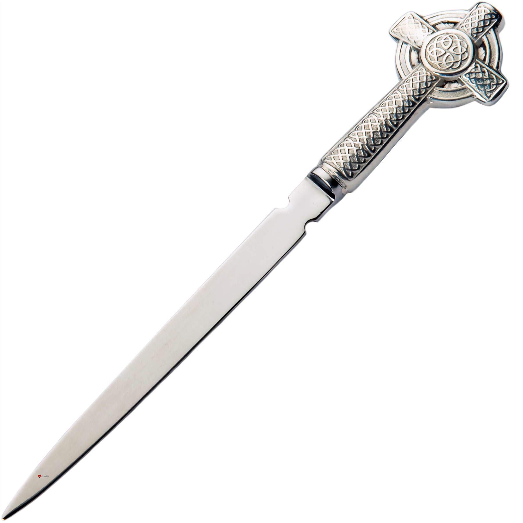 I LUV LTD Abrecartas 18cm Mango de Peltre Cruz Celta Escocesa
