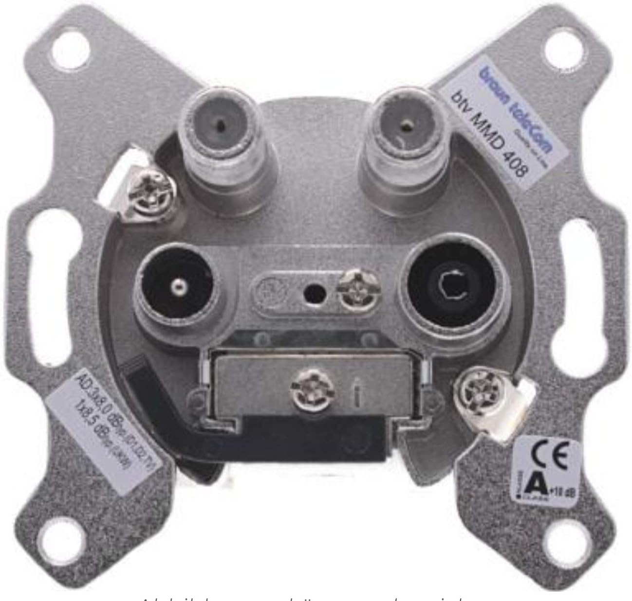 Multimedia Antenendose Braun bvt MMD 408d Multimedia Enddose