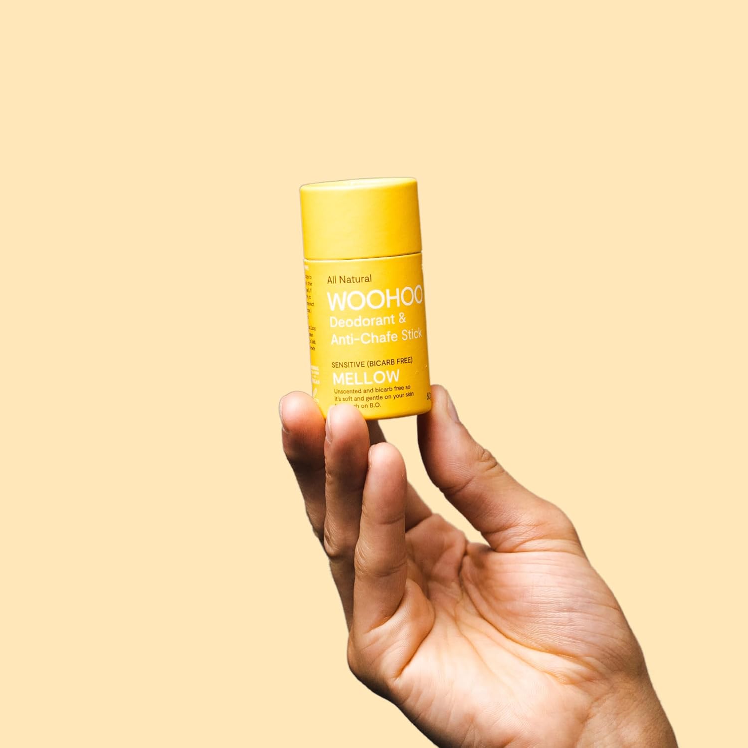 Woohoo! Body All-Natural Deodorant Paste (Mellow, 2.1 oz Eco Tube)