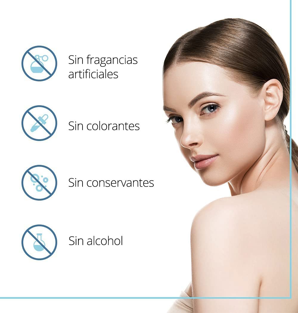 Aqua CURE naturalny żel do twarzy, 91% woda z aktywnym wodorem, aloesem, miłorzębą dwuklapową i rozmarynem, redukuje pory i zaskórniki, promienna skóra, format 250 ml