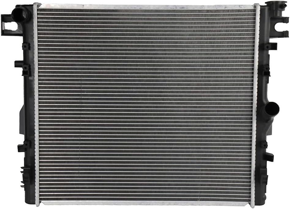 SCITOO Engine Coolant Aluminum Radiator Assembly for 2012-2018 for Jeep for Wrangler 3.6L 2007-2011 for Jeep for Wrangler 3.8L; Replace: 2957,68143886AA,55056634AB