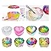 Pink Nails Art Glass Dish,Nail Crystal Bowl Nail Liquids Crystal Cup Nail Design Tool,False Nails Dish Heart Shaped Nail Art Accessories