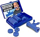 O2Trainer Breathing Muscle Training Device | Lung Power & Endurance Tool for Athletes, Singers & High-Altitude Performance | Diaphragmatic Respiratory Trainer | 16 Resistance Caps
