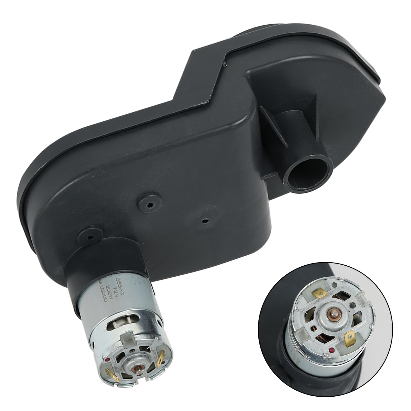 Motor de alta velocidad, 12 V 35000 RPM RC Auto Transmisión, motor de transmisión eléctrico, motor de transmisión de alta velocidad para niños Paseo eléctrico en piezas de juguete de coche
