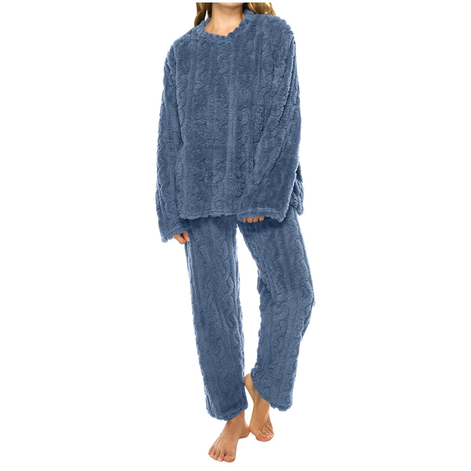 Velour Flannel Bath Robe Sets for Women Swiss Dot Cardigan Top Pants Pajamas Night Gowns Bath Robe Robes