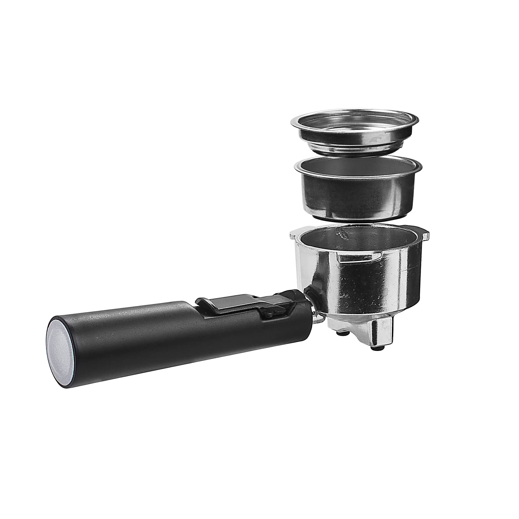Princess 249407 Máquina de café Espresso, 15 bares de presión, depósito de agua extraíble de 1.6 l, vaporizador de leche para Capuccino o Latte Macchiato, 850 W, Plateado y Negro