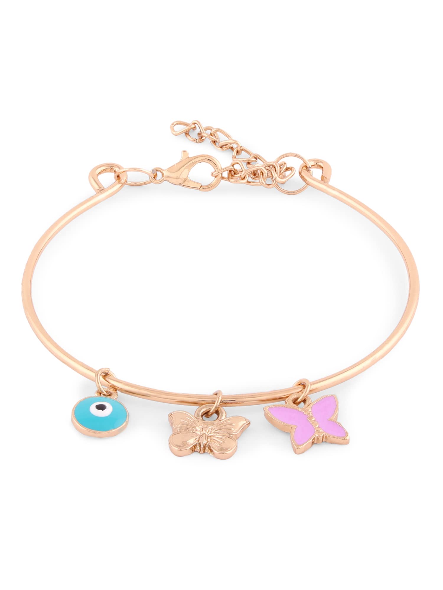 See full amazon price history chart for ZAVERI PEARLS Turquoise Blue & Purple Enamel Contemporary Evil Eye & Butterfly Charm Bracelet For Women-ZPFK14805 ZAVERI PEARLS Turquoise Blue & Purple Enamel Contemporary Evil Eye & Butterfly Charm Bracelet For Women-ZPFK14805 (B0BDL9K22H) Amazon Price History, Amazon Price Tracker