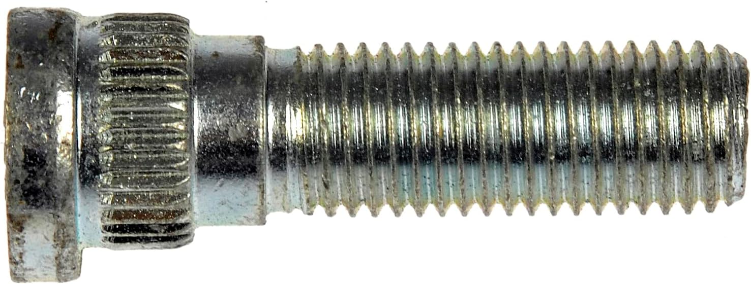 Dorman 610-438 Rear M12-1.50 Serrated Wheel Stud - 16.24 mm Knurl, 44.45 mm Length Compatible with Select Chrysler/Dodge Models, 10 Pack (Made in USA)