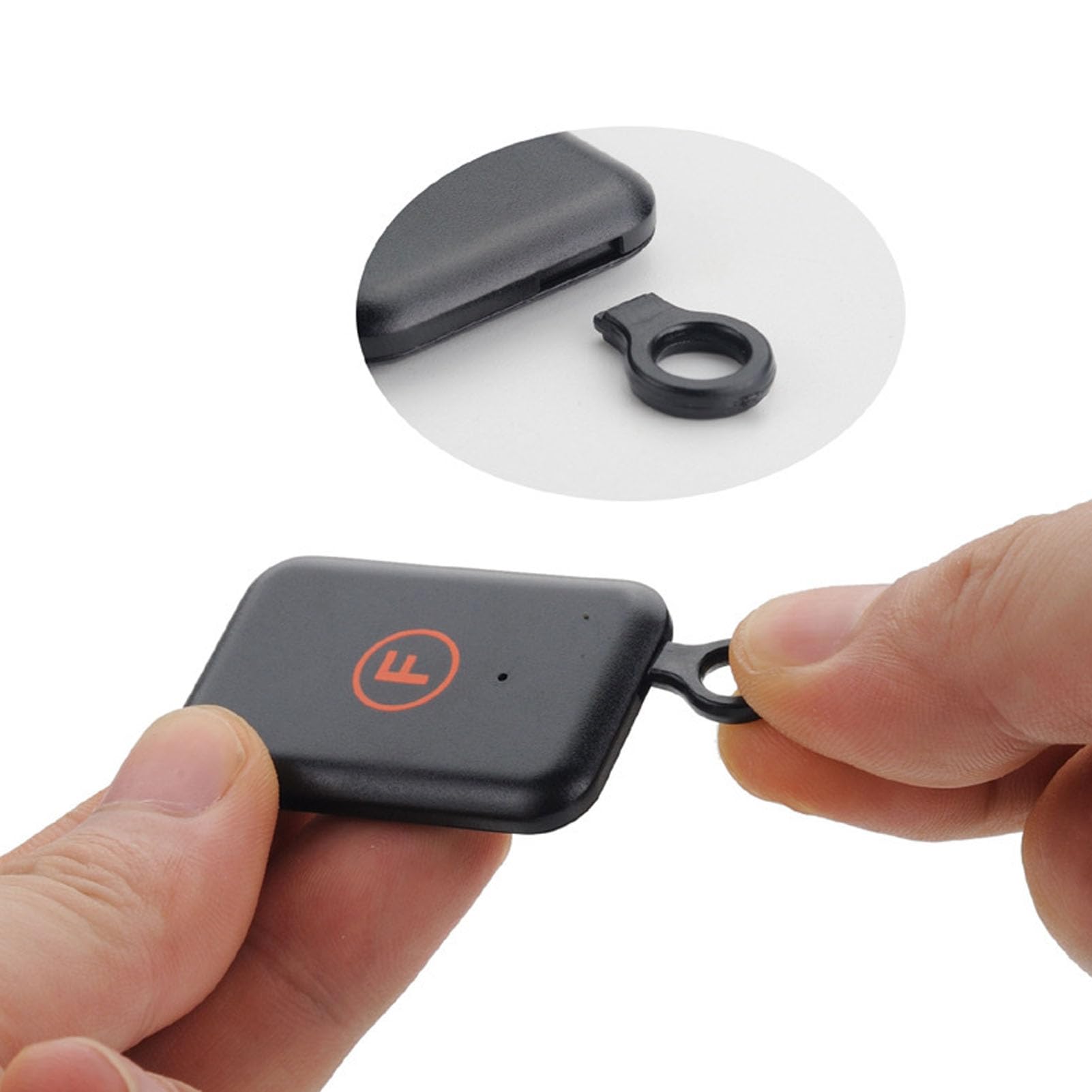 Localisateur de Clés, Localisateur D'articles sans Fil 433,92 MHz, Bip Sonore de 75 à 80 DB, Télécommande Prise en, Portée de Travail de 40 M, 1 émetteur 6 Récepteurs,