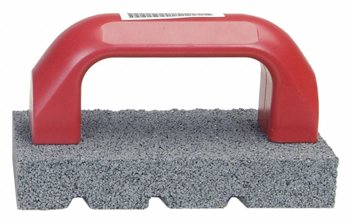 Rubbing Brick, Silicon Carbide, Black, 6