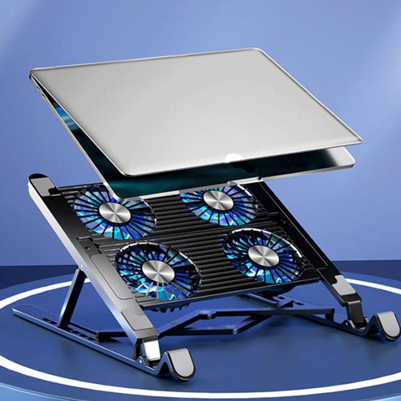 Portable Alloy Bracket Cooling Fan Laptop Computer Heat Sink