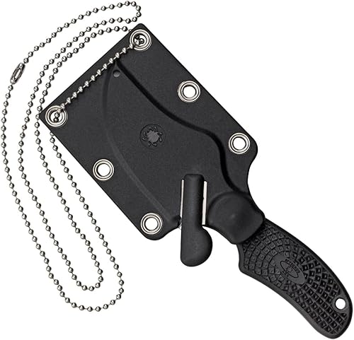 Miniatura 2 de Spyderco Ark Salt - Cuchillo de hoja fija con hoja de acero H-1 resistente a la corrosión de 2.56 pulgadas y funda de polímero moldeado por