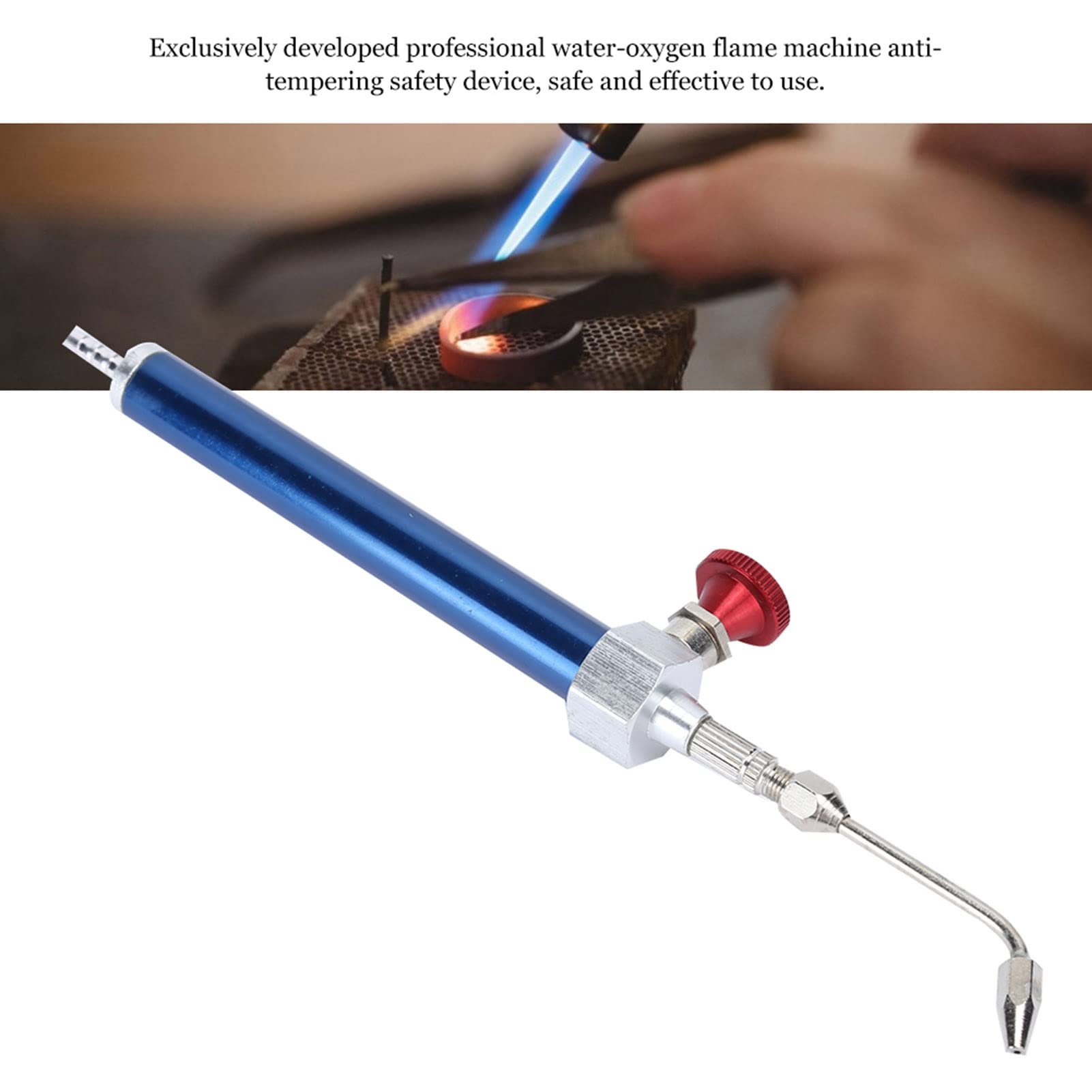 Reguladores de kit de micro antorcha EVTSCAN, mini antorcha de oxígeno de agua para soldar joyería para el procesamiento de fabricación de joyas
