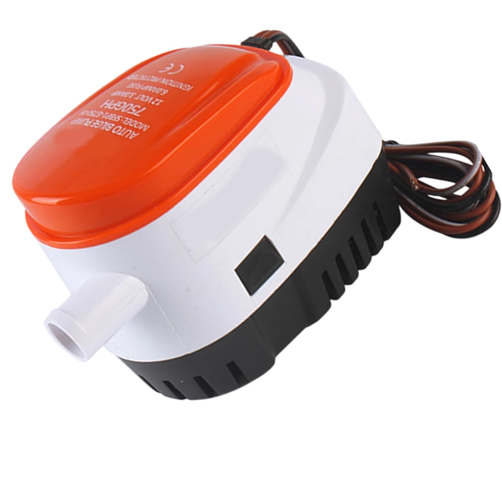 Hsioluted 1100Gph Automatic Marine Water Pumps 12V / 24V 750Gph / Bilge Pumps For Boats Yachts 1-1 / 8Inch Outlet Bilge Easy Installation