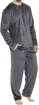 Heersan Pyjama Court Pour Homme Été Ensemble De Pijama Homme Col Rond Manches Courtes Pyjama