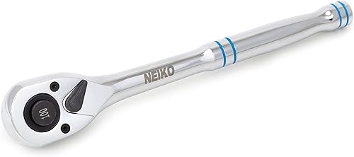 Miniatura 16 de Neiko 03068A Mango de trinquete extensible de 1/2 pulgada, función de trinquete reversible de 72 dientes con mango de agarre suave, longitud de 12 a