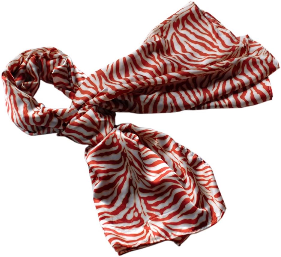 Brando Red Funky Zebra Animal Pattern super soft Scarf