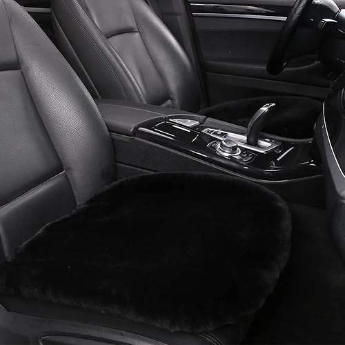 Miniatura 23 de Almohadilla de asiento de piel de oveja auténtica, funda de asiento de lana suave australiana, transpirable y absorbe el sudor, cómoda, cálida
