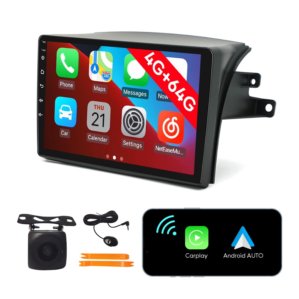 [4G 64G] Android Car Stereo FM Radio Carplay Android Auto 9