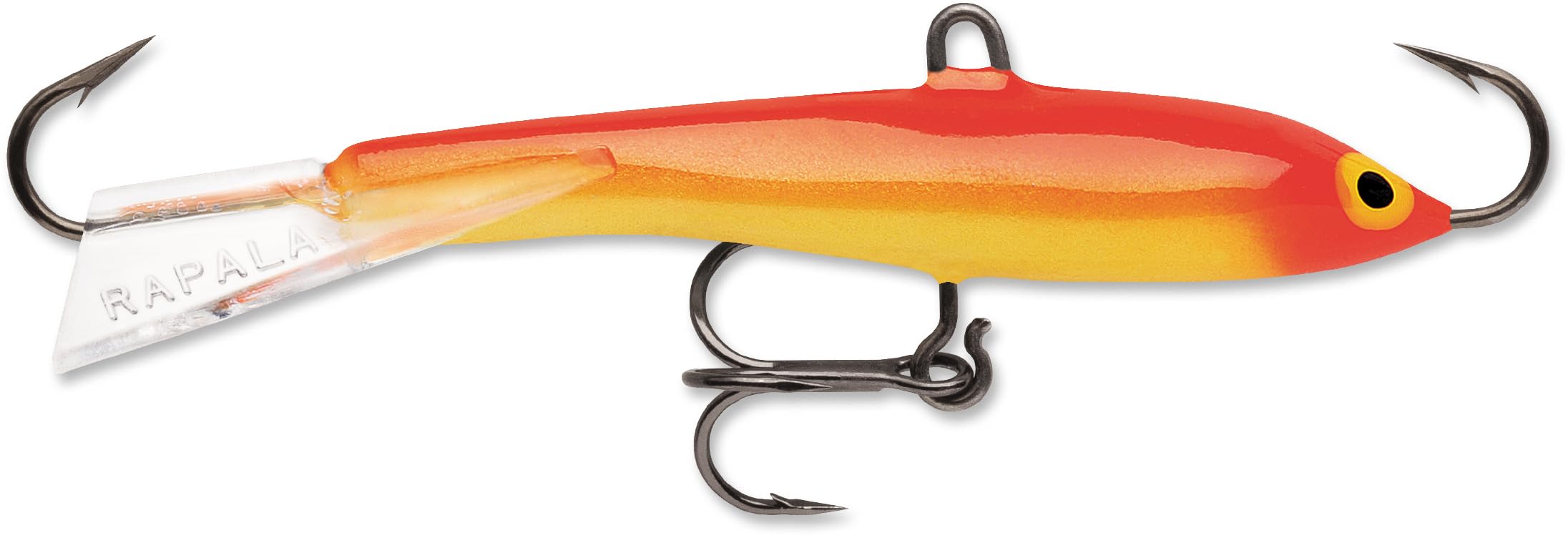 Leurre de pêche Jigging Rap 07 Rapala coloris Or Rouge Fluo carnassier 7cm