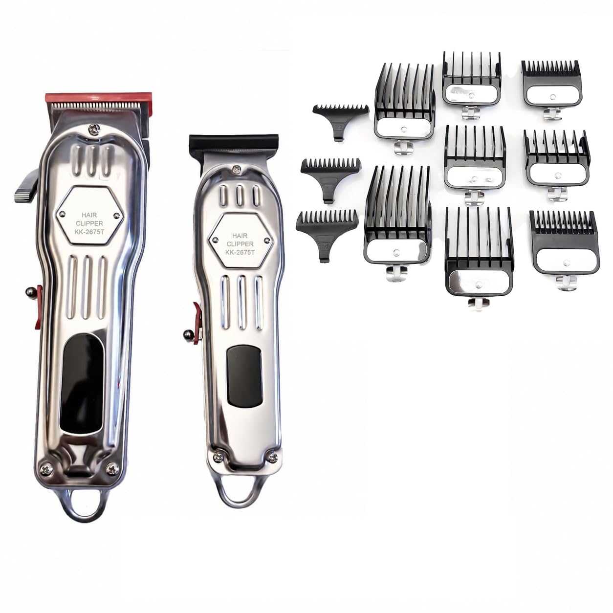 Tagliacapelli Uomo con Trimmer di Precisione Tollerance zero plus - Rasoio Elettrico USB per Capelli e Barba - Kit Barber Portateli e Professionale, Cordless con Pettini Intercambiabili, Lama T-Blade