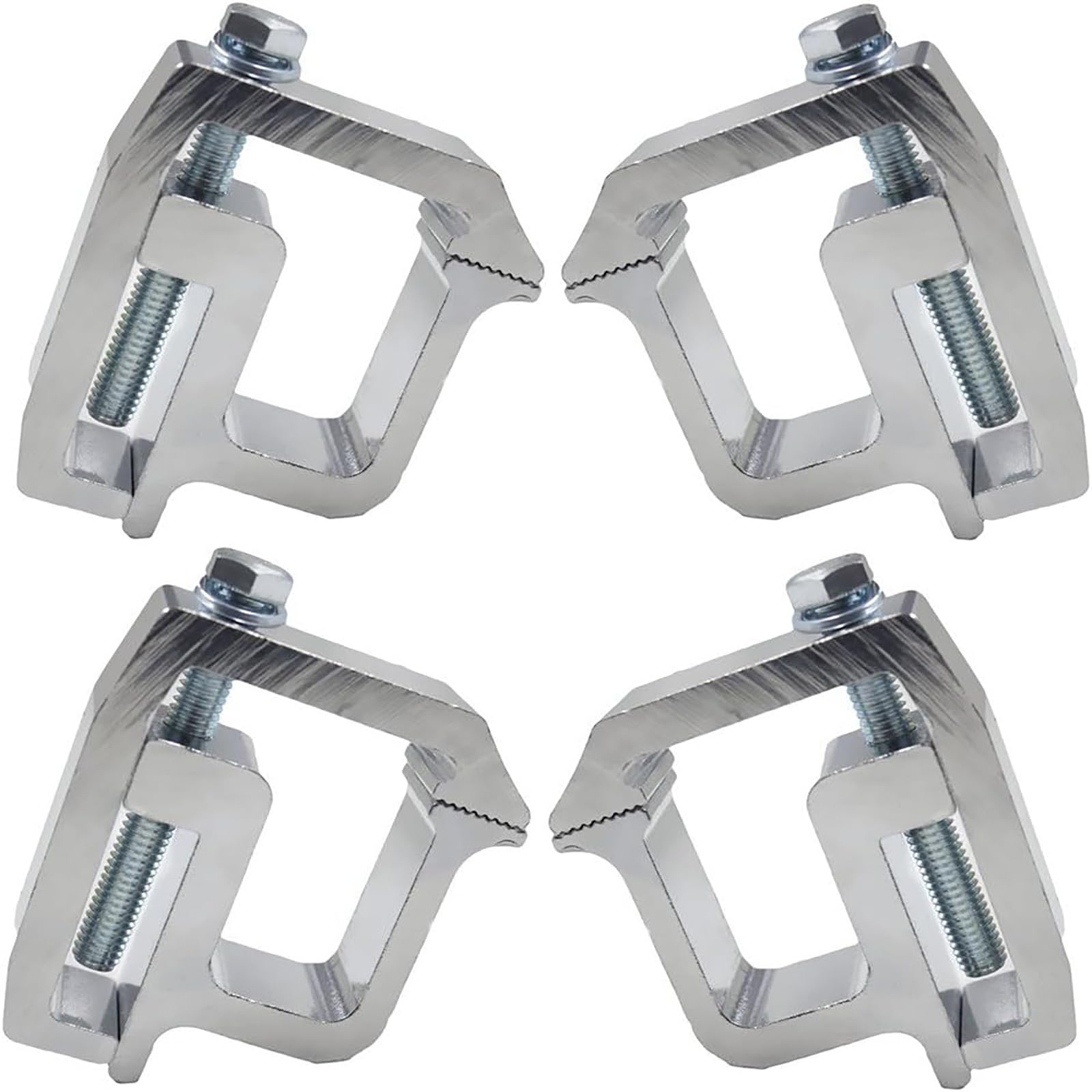 6PCS Mounting Clamps Truck Caps Camper Shell Compatible With Chevy Silverado Sierra 1500 2500 3500 Dodge Ram 1500 2500 3500 Ford F150 F250
