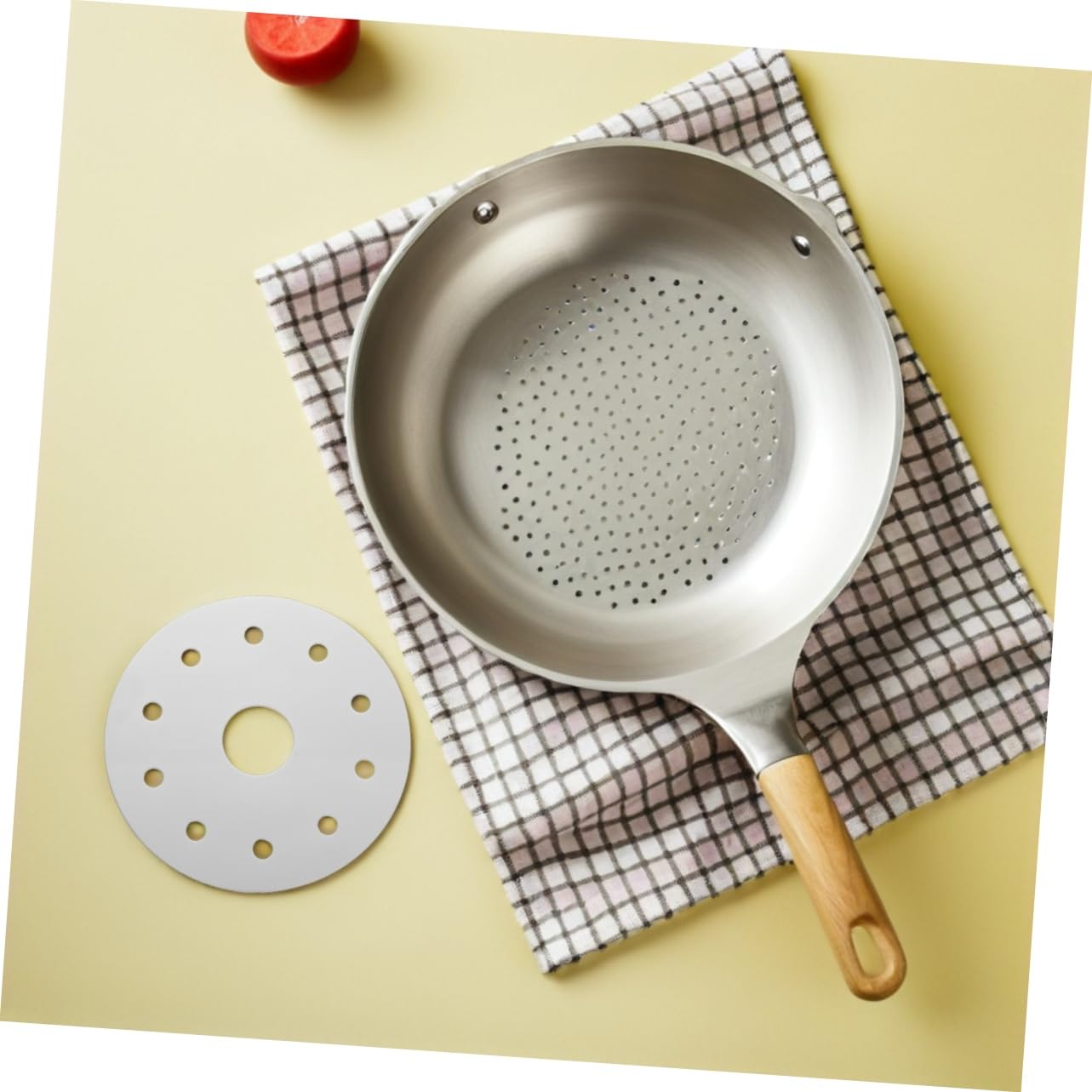 Cabilock Piastra termica in acciaio inox, gadget elettrodomestici, adattatore per piastre a induzione, accessori da cucina, guarnizione termica in acciaio inox, fornello a induzione