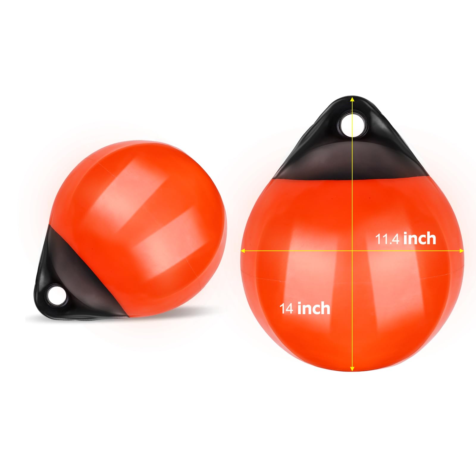 Pair Of Boat Mooring Buoys, Marine Grade Inflatable