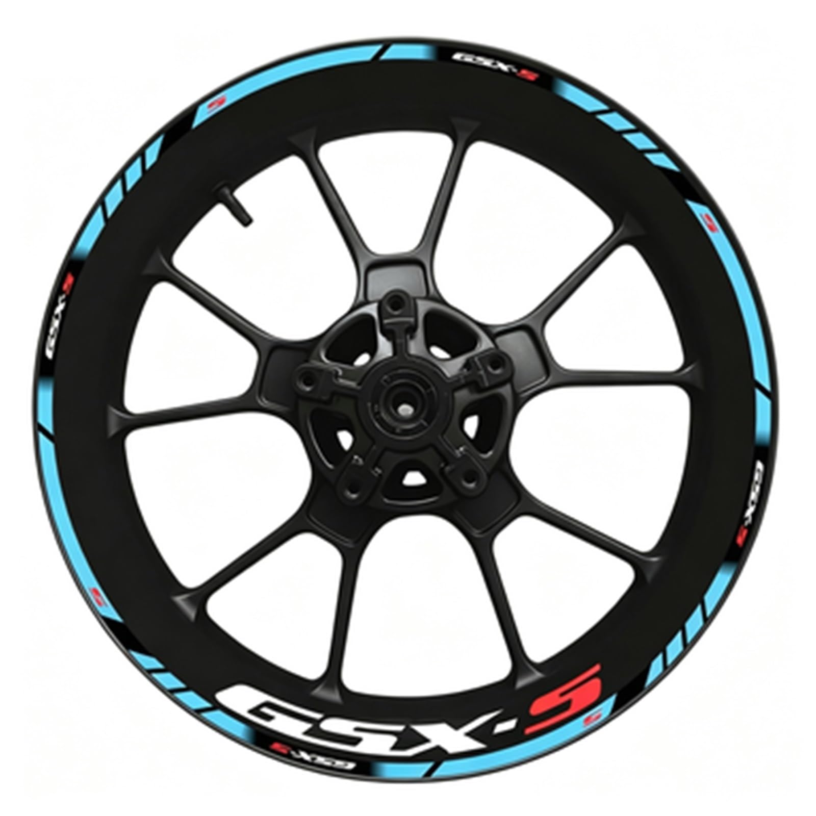 Full Set for Motorcycle Gsxs Wheel Sticker Stripe Rim for Suzuki Gsx-s Gsx-s750 Gsxs1000 750 1000 600 2022(Color11)