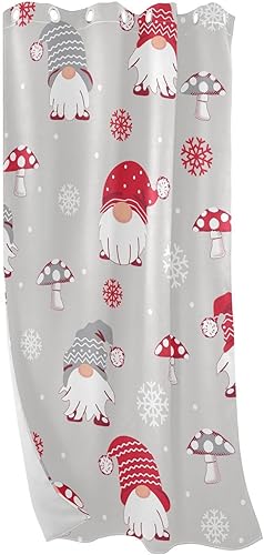 Miniatura 2 de Christmas Santa Gnomes Blackout Curtains for Bedroom Thermal Insulated Grommet Black Out Curtains Sliding Door Curtains Drapes for Living Room