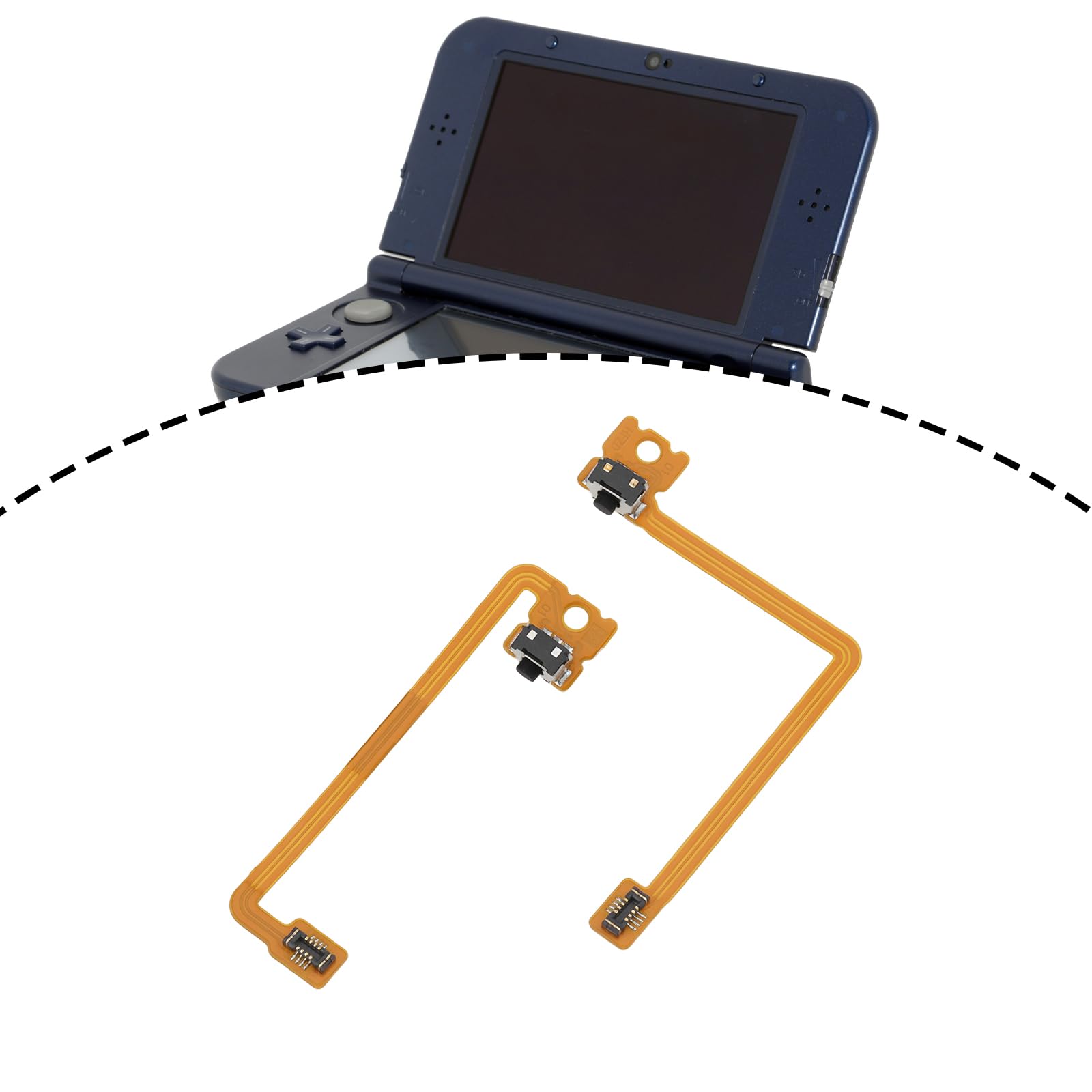 Cable con Botón de Hombro LR para Consola de Juegos Compatible con Nintendo 3DS XL