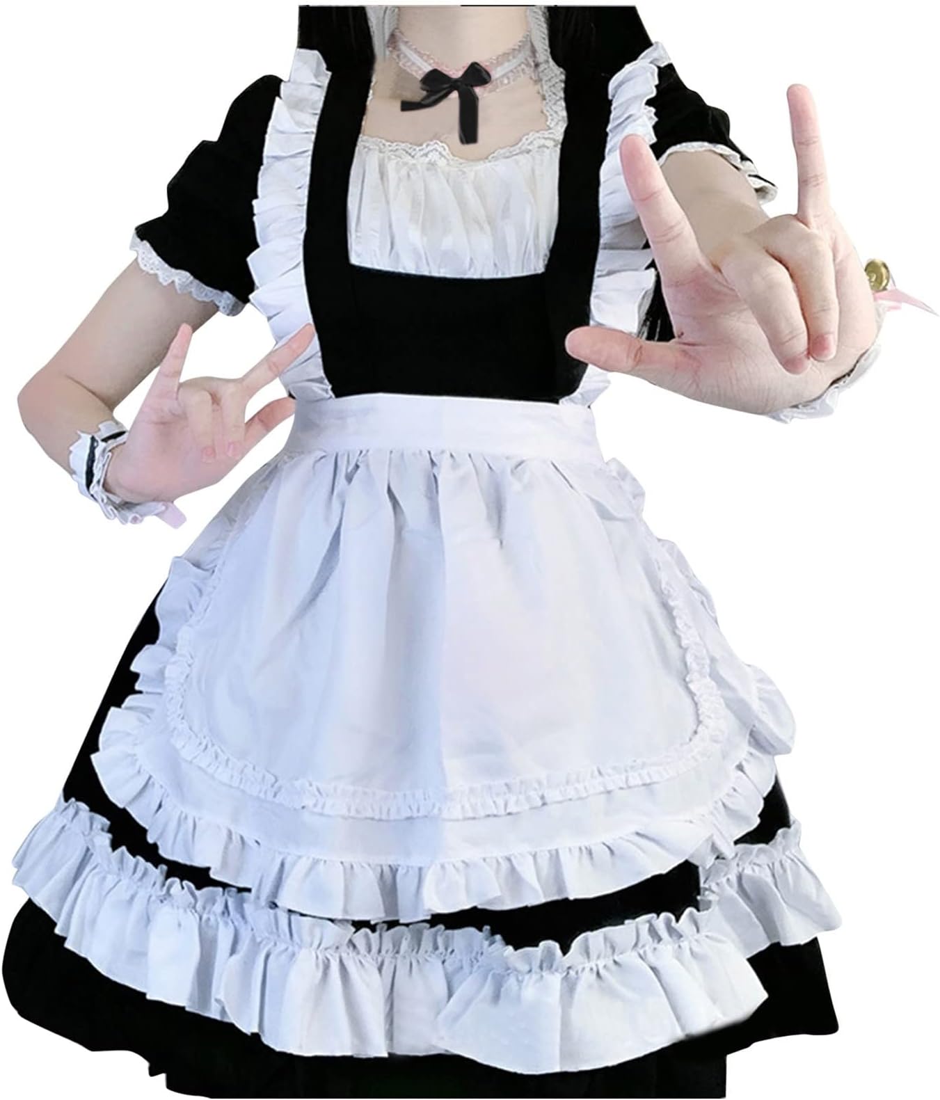 Tonsee AccessoireWomens Cute Clothes Lolita Suit Dress Suit Furry Costume Cosplay Full Body Wolf