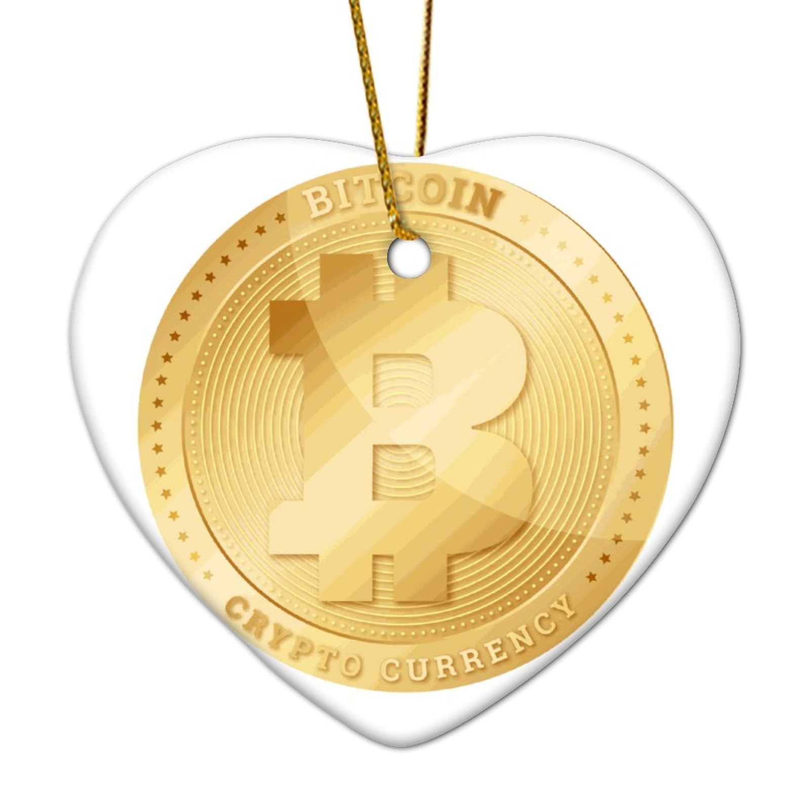 Amazon.com: Zyadsinoudor Adorno de porcelana de Navidad Bitcoin Adorno de  Navidad Amante del Dinero 3 Pulgadas Dos Lados Impreso Comercial Negocio  Riqueza Tema Dinero Moda Nuevo Propietario Ideas de Regalo : Hogar