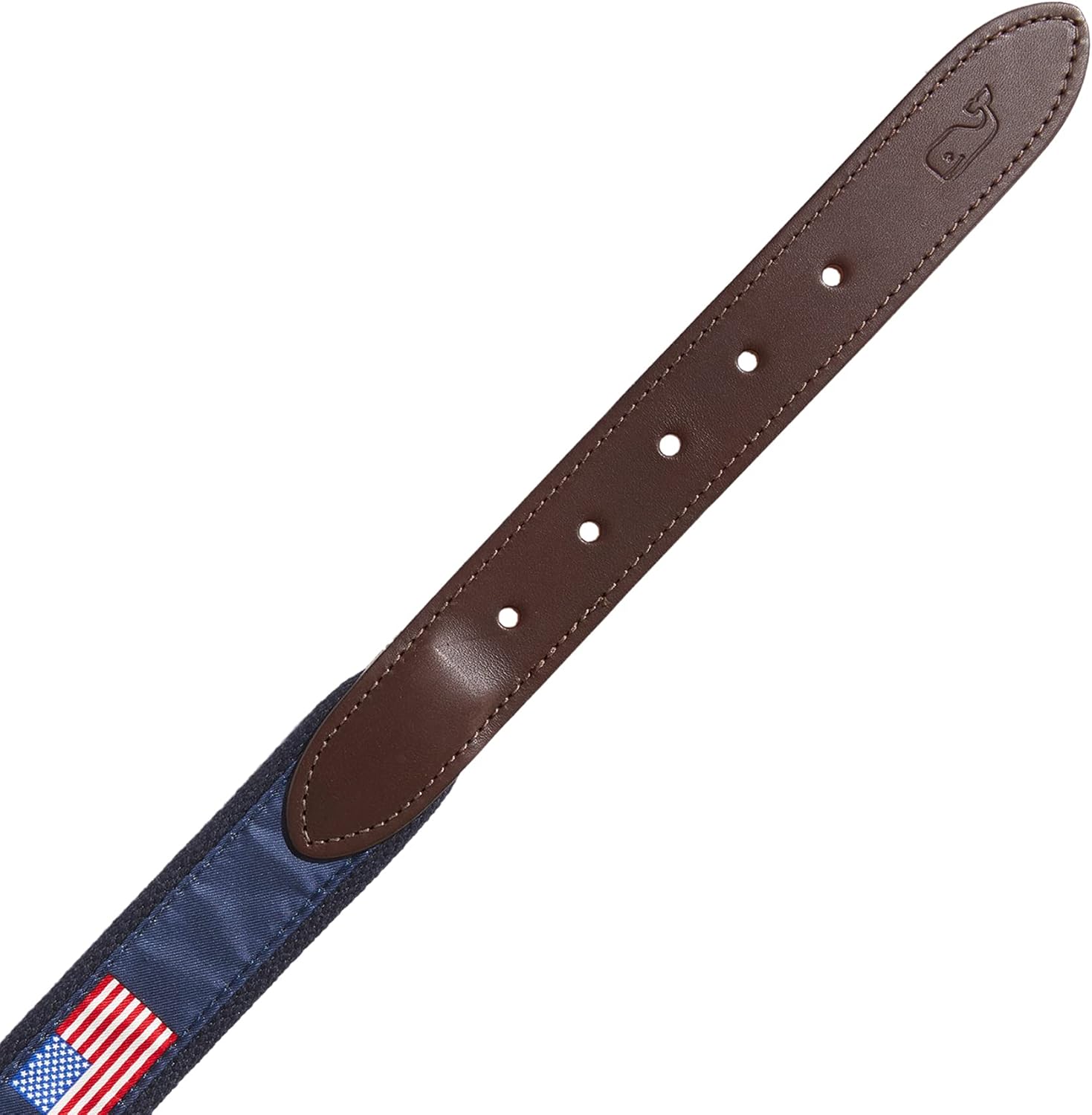 vineyard vines Men's American Flags Canvas Club Belt