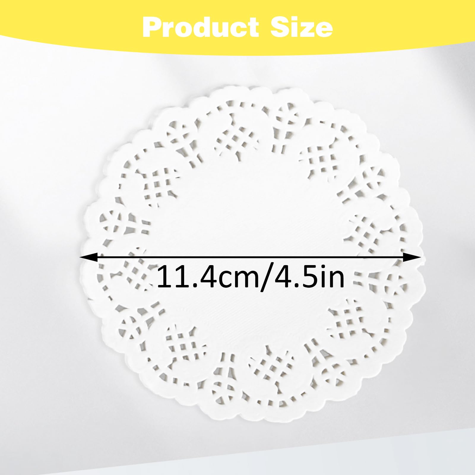 140 Centrini Di Carta In Pizzo Bianco - 24 Cm, Rotondi, Per Torte E Decorazioni Matrimoni - Foto 5