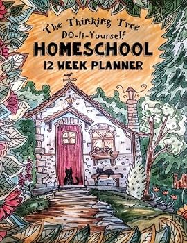 Paperback Do-It-Yourself - Homeschool - 12 Week Planner: Keep your Homeschool Fun & Organized! For Kids or Parents (Fun-Schooling With Thinking Tree Books) Book