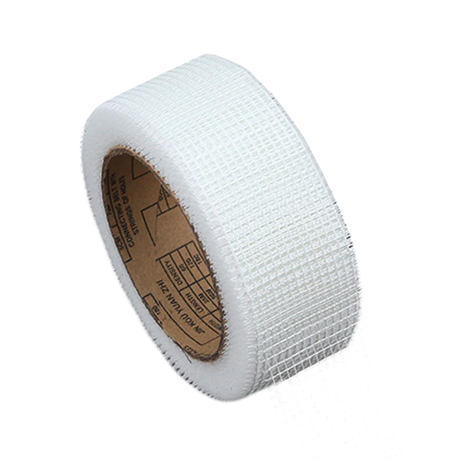 Eleeonora Strong Fiberglass Cloth Mesh Tape,Drywall Repair Fiberglass Duct Tape,Lightweight And Sturdy,Super Strong Adhesion,Tear Resistance,For Seam Repair Wall Crack Seam Repair
