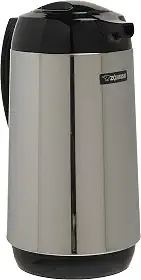 Zojirushi Garrafa térmica para servir, feita no Japão, 1 litro, aço inoxidável polido